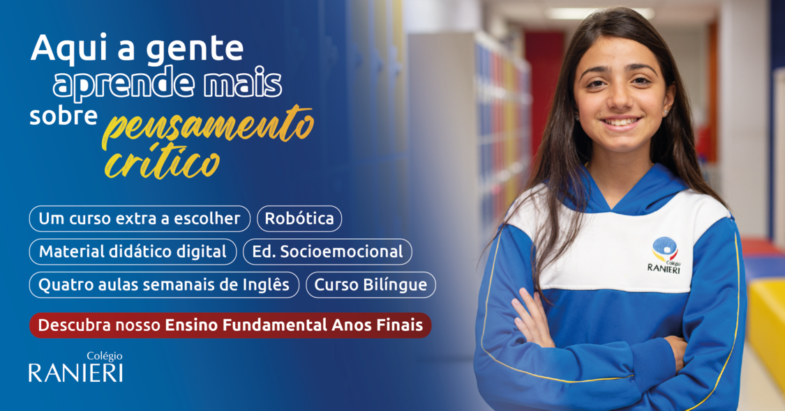 Banner produzido para a Campanha de Matrícula 2023 do Colégio Ranieri